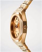 Orologio D1 Milano Donna Ultra Thin in Acciaio placcato oro giallo D1-UTBL31 - D1-UTBL31